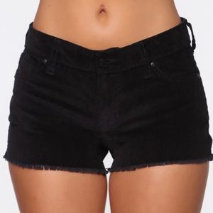 Dip It Low Rise Corduroy Shorts